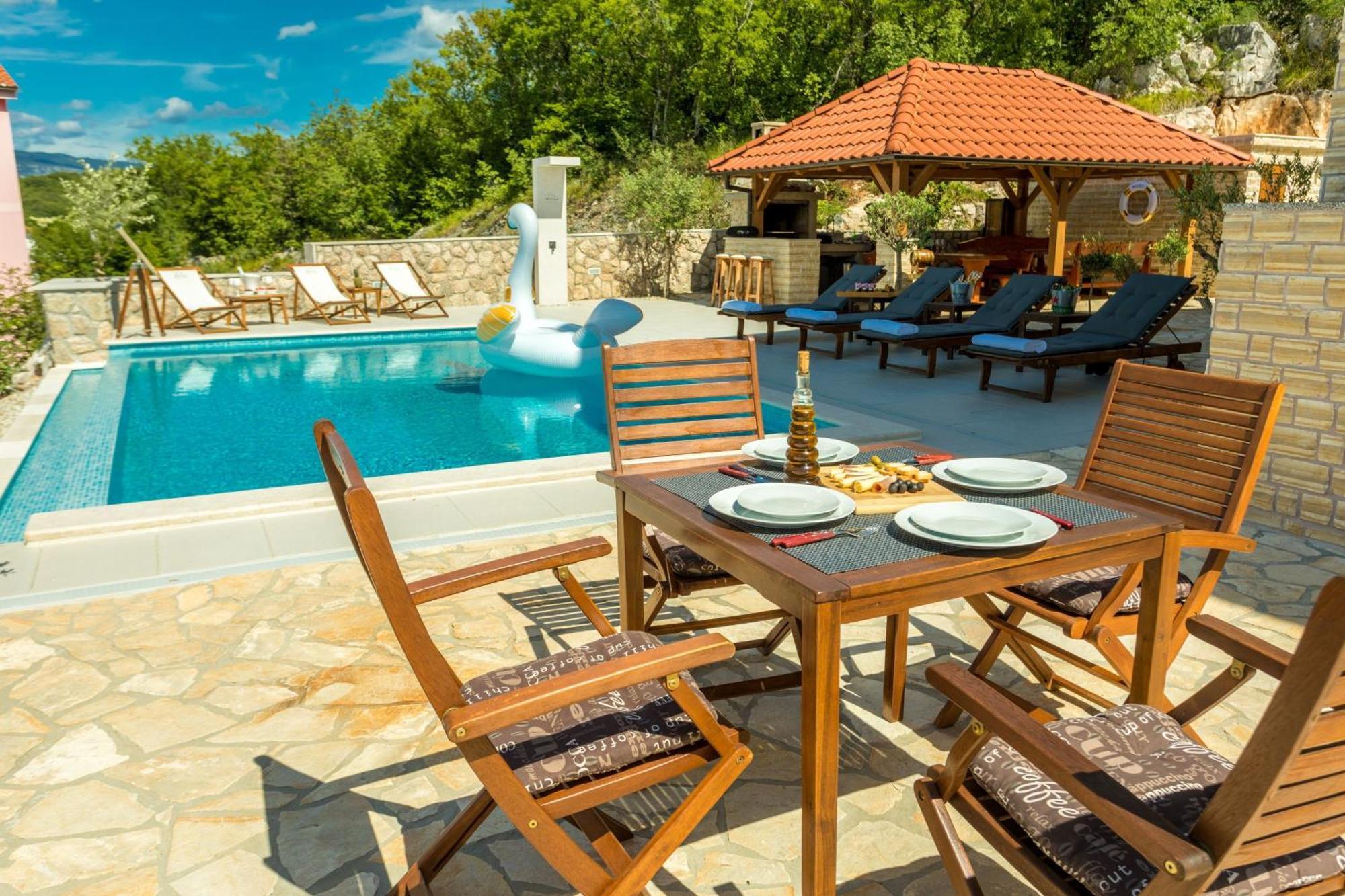 Luxury Villa Allen With Pool Klimno Rom bilde