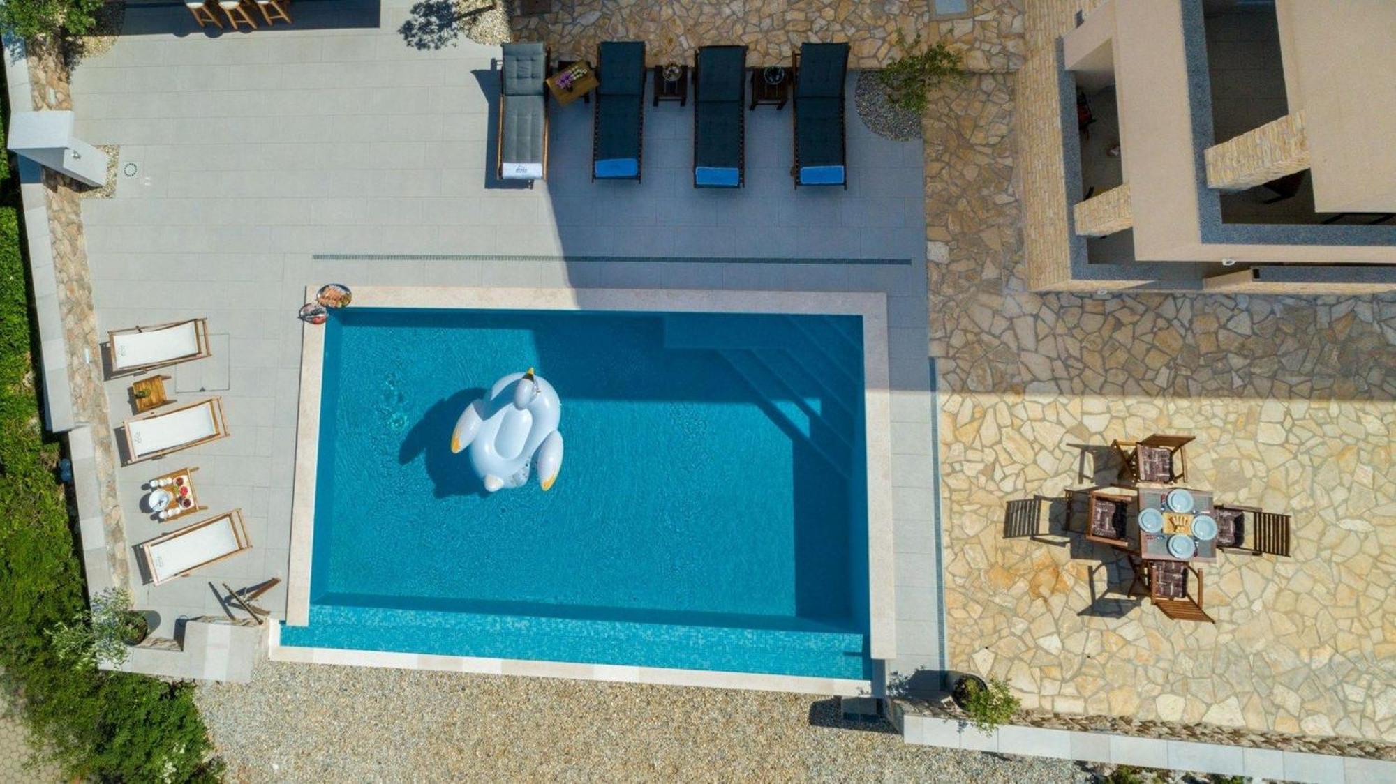 Luxury Villa Allen With Pool Klimno Rom bilde